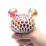  TeeFly Bolas antiestrés, Bolas antiestrés de UVA de Malla con Bola para apretar con Red Bola para Masa Bola para apretar Bolas antiestrés para niños y Adultos