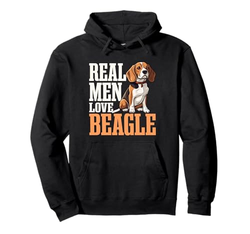 Real Men Love Beagle Design pour propriétaire de Chien Beagle Sweat à Capuche