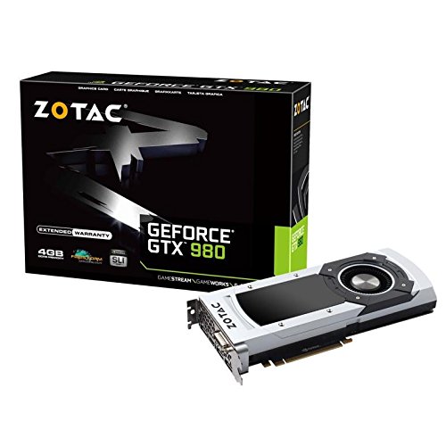ZOTAC GeForce GTX 980 Blower Cooling ZT-90205-10P Scheda Grafica da 4GB, Nero