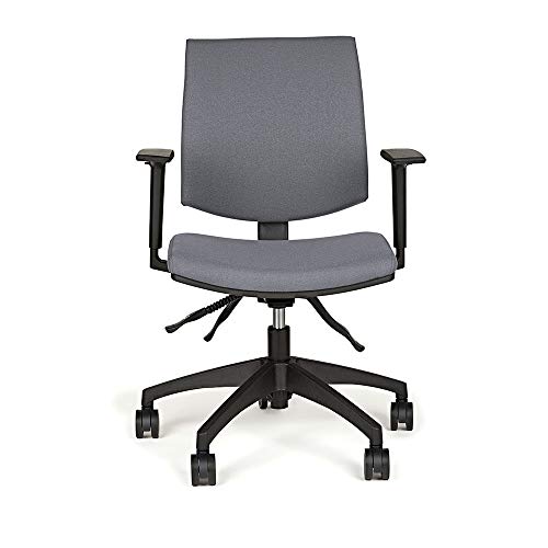 Cadeira Marelli Profit 1631 Cinza Com Estrutura Preta