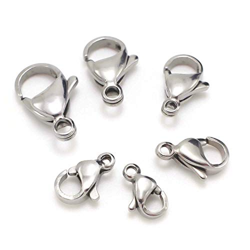 THREENEST 100 chiusure a moschettone in acciaio