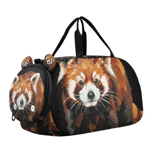 Bolsa de lona con compartimento para zapatos ligera de viaje