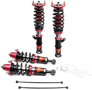 Godspeed MMX3200 MAXX Coilovers Suspsension Lowering Kit, 40 Levels Damping, Ride Height Adj., compatible with Mitsubishi Lancer CX/CY 2008-17