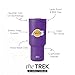 Simple Modern Officially Licensed NBA Lakers 30 oz Tumbler with Flip Lid and Straws | Insulated Cup Stainless Steel | Gifts for Men Women | Trek Collection | Los Angeles Lakers
