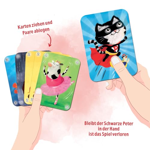 moses. Schwarzer Peter | Spiele-Klassiker | Für Kinder ab 4 Jahren, bunt
