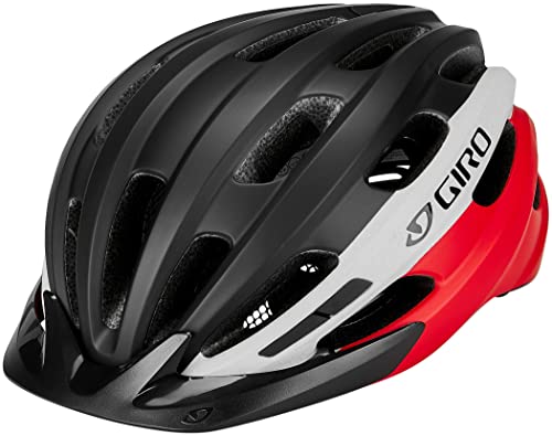 Giro Register MIPS   Casco de Ciclismo para Hombre, Color Negro Mate y Rojo, Talla única