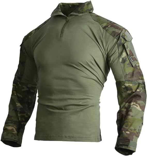 EMERSONGEAR Gen3 Chemise tactique à manches longues pour homme Airsoft Armée de combat Paintball Séchage rapide