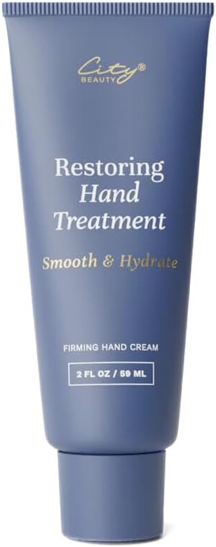 - City Beauty Restoring Hand Treatment - Moisturizing Hand Cream - Dry Hand Relief - Solution for Wrinkled, Crepey Hands & Dark Spots - Wash-Resistant - Anti-Aging Cruelty-Free Skin Care