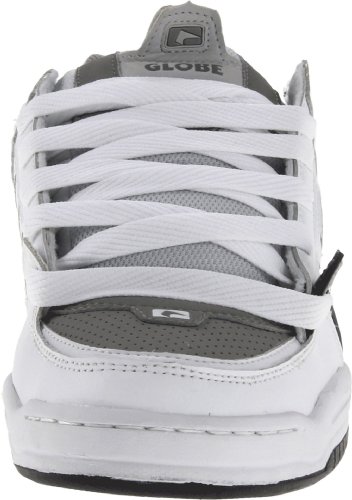 Image of Globe Mens Fusion Skate Shoes, White /Grey /Black, 14 M US