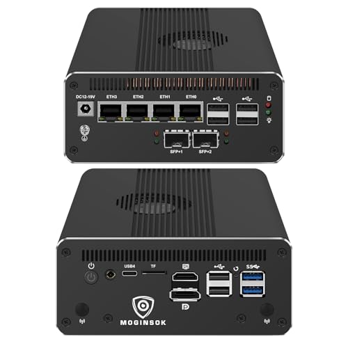 MOGINSOK MGNAS14 }CNt@CAEH[AvCAX 10Gbe [^[ Intel 14 Core Ultra 7 155H AI MINI PC 2x10Gbe SFP+ 2xDDR5 RAM M.2 PCIe 4.0 