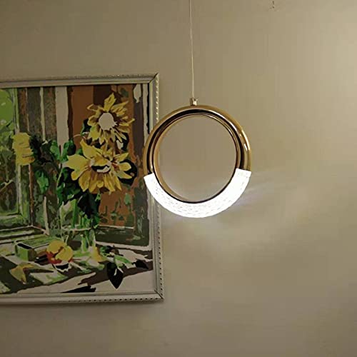 Ventilateur de plafond pour chambre et salon au design épuré or - 4