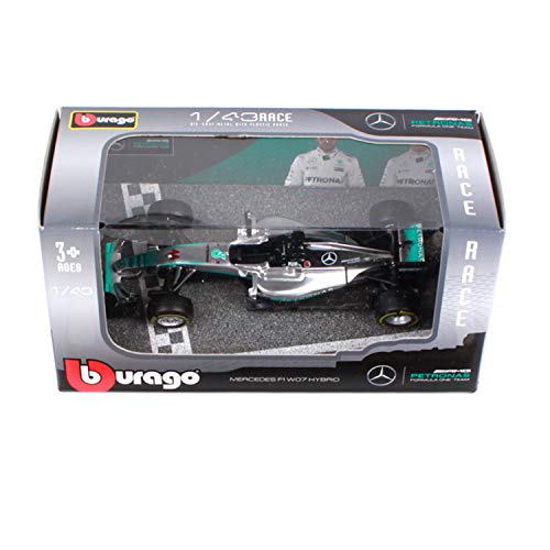 Bburago Mercedes F1 W07 Hybrid #44 Lewis Hamilton 2016 1/43 Diecast Model Car 38026 #TOP2