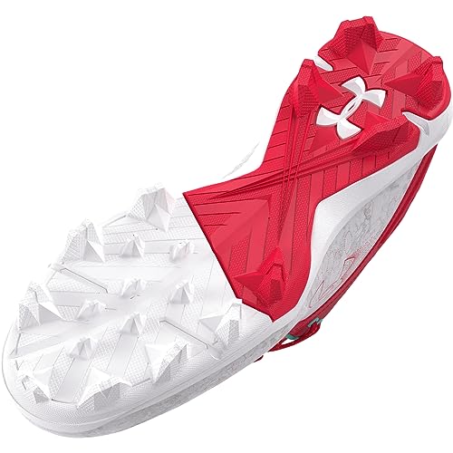 Under Armour 3026592 Men'S Harper 8 Mid Rm, (600) Red/White/Red thumb #2