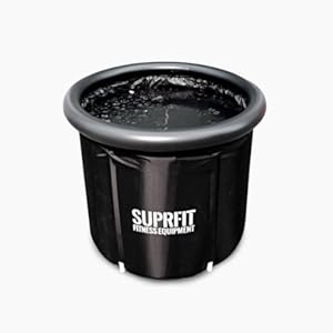 SUPRFIT – Ice Tub ijsbad ton 320 liter – draagbare ijston, ideaal voor ijsbaden en koudetherapieën – ijsvat voor regeneratie na het sporten