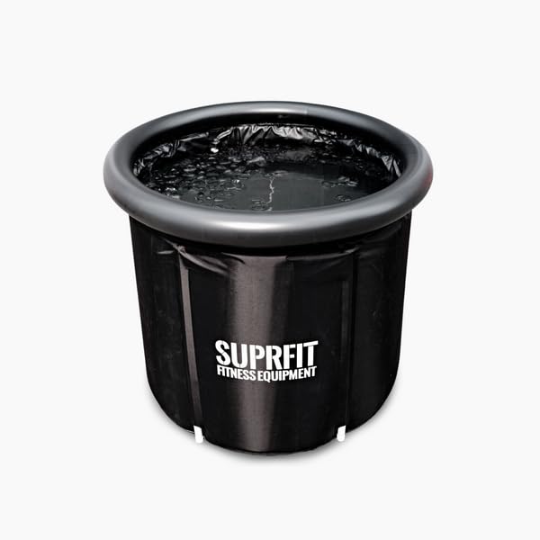 SUPRFIT Ice Tub Eisbad Tonne 320 Liter tragbare Eistonne ideal für Eisbaden & Kältetherapien Eisfass zur Regeneration nach dem Sport