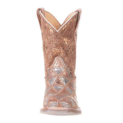 Tin Haul Girls' Little Mu Mish and Mash Western Boot Square Toe - 14-018-0007-0773 Mu2