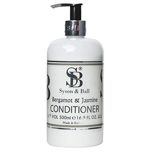 We Can Source It Ltd – Syson & Ball Luxury Hair Conditioner – Bergamot & Jasmine – 500ml Bottle – Salon-Quality Formula for Hotels, Spas, Gyms & Home – Natural Ingredients for Soft, Smooth Hair