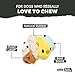 Barkbox Hatch Me If You Can Dog Toy for Medium to Large Aggressive Chewers Two-Layer Tearable Toy with Hidden Surprise Inside for Interactive Playtime