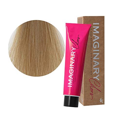 The Imaginary Colors | Coloración Permanente Vegana con Ácido Hialurónico | Cobertura 100% | Color Natural 8-0 Rubio Claro Natural - 100 ml