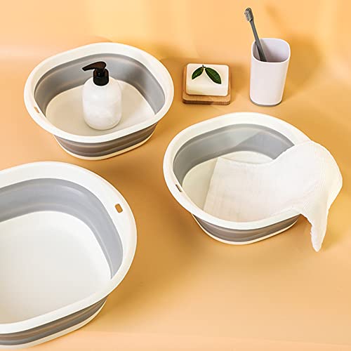 Multipurpose Foldable Collapsible Washbasin Lightweight Portable Basin, Collapsible Basin For Camping Sink And Rv Sinks (Set Of 3, S,M,L) #TOP3