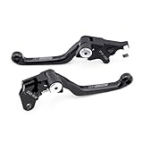 crazy sport Pivot Brake Clutch Levers for SUZ-UKI DRZ 400 DRZ400S DRZ400SM DRZ400E 400S 400E 400SM 2000-2021 CNC（not fit drz400 2000-2004） (Black)