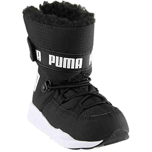 PUMA Baby Trinomic Boot Fashion Black Black, 5 M US Toddler