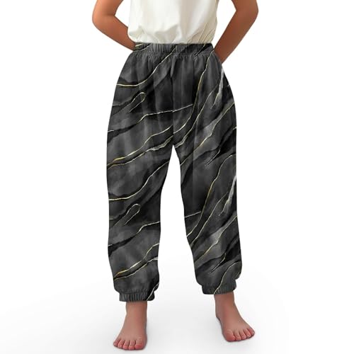 Image of Unisex Little Kids Yoga Trousers Bohemian Beach Pants Baggy Harem Activewear for Boys and Girls Age 3-10