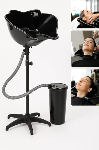 Image of Portable Shampoo Standy | Adjustable Foldable Hair Washing Basin | Portable Hair Wash Sink for Home, Salon, Elderly, Travel | Easy to Use & Clean