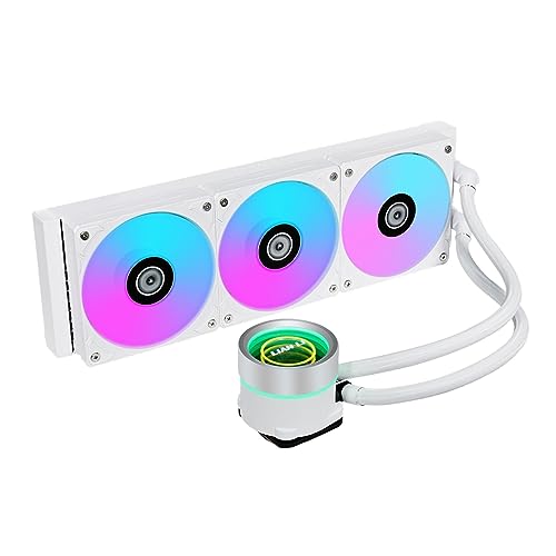 Lianli Water Cooling Kit Galahad Series II Trinity 360 White 1.1 inch (27 mm) Thick Radiator, Equipped with ARGB Fan, Japanese Authorized Dealer