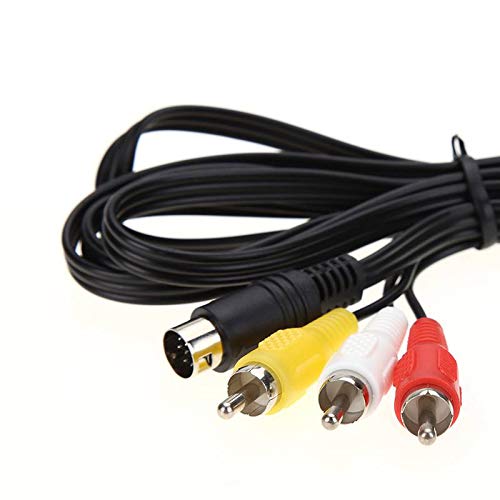 BIG BOOM® Durable 1.8M 9 Pin Game Audio Video AV Cable for Sega Genesis 2 3 A/V RCA C N7A2