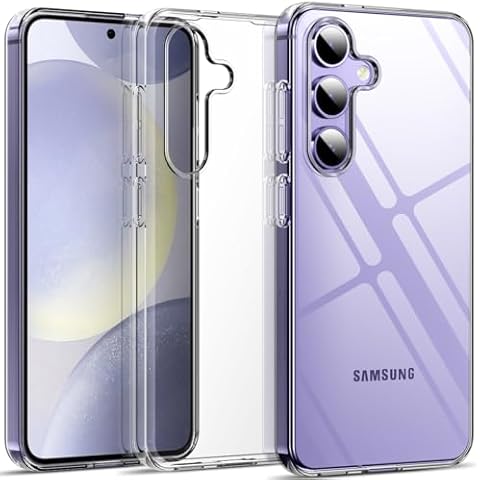 Raysmark for Galaxy S24 Case, Ultra [Slim Thin] Scratch Resistant TPU Rubber Soft Silicone Protective Crystal Clear Case Cover for Samsung Galaxy S24 (Clear) Cover