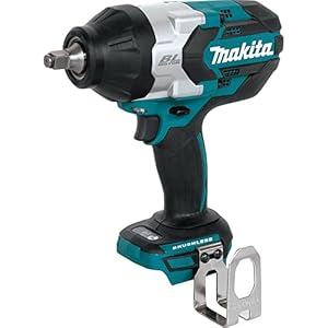 Makita XWT08Z 18V LXT® Lithium-Ion Brushless Cordless High-Torque 1/2″ Sq. Drive Impact Wrench, Tool Only
