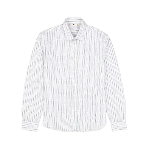 Chemise coton blanche Garcia, la solution anti-transpiration à manches longues