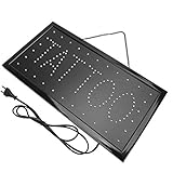 Pongnas Letrero LED, Enchufable, Decoración de Escaparate con Cadena, para Tiendas de Piercings