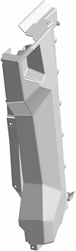 Polaris Outer Box Panel, Left Side, Gloss Black, Part 5453775-070