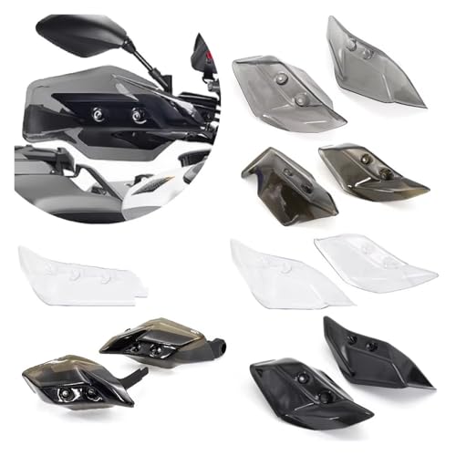 Protection mains Tracer MT09 extensions transparentes déflecteur vent - 2
