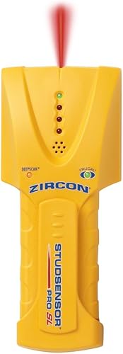 4 Pack Zircon 61899 StudSensor Pro SL Electronic Edge Stud Finder with Spotlight Pointing System