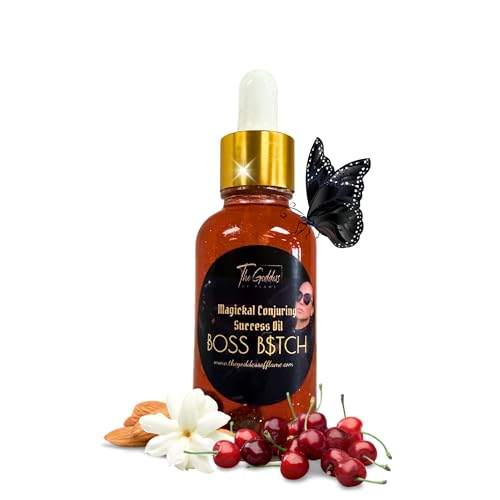 Boss B*tch Oil (1 oz) – Ritual Anointing Oil for Empowerment, Confidence, Success & Abundance | Witchcraft, Hoodoo, Wiccan, Pagan & Conjure Practices (Boss B$tch)