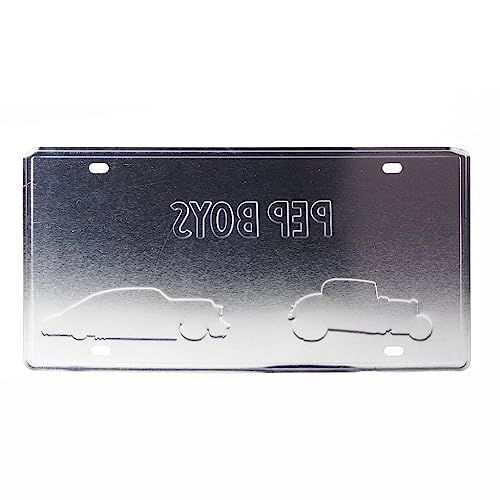 Image of Eazywagon Pep Boys Multipurpose Metal Signs - License Wall Plate, Decorative Car Tag - Ideal for Cafe, Restaurant, Shop, Home, Hotel, Club, Office, Living Area