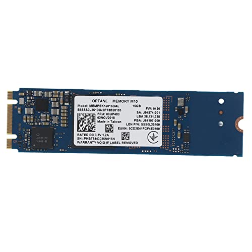Materiale metallico. Goadameleri 1PC Compatibile con Intel Optane M10 16G unità a Stato Solido Interna SSD Lettura/Scrittura Veloce Compatibile con Laptop M.2 2242 SSD HDD