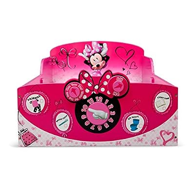 Delta Children Interactive Wood Toddler Bed, Disney Minnie Mouse