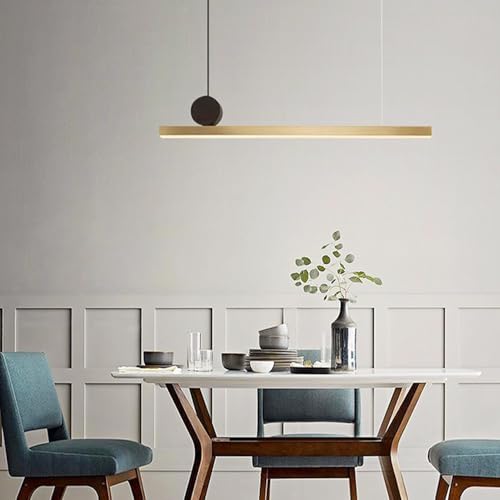 Luces colgantes doradas para transformar la barra de tu cocina e isla 3