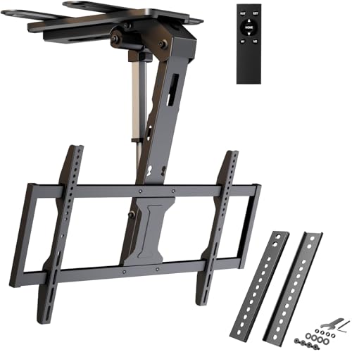 Support TV Plafond Motorisé d'exception avec extension VESA verticale haut de gamme