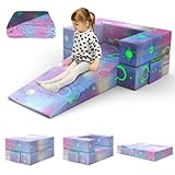 BIERUM Kids Couch, Modular Kids Play Couch with Blanket...