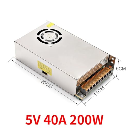 Transformateur AC-DC 5V 25A pour alimentation de bande LED
