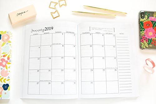 2018-2019 Academic Planner Weekly And Monthly: Calendar Schedule Organizer and Journal Notebook With Inspirational Quotes And Gingham Cover (August 2018 through July 2019) - Thumbnail 5