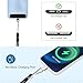 takyu Phone Lanyard, 2 Pack Adjustable Cell Phone Lanyard Crossbody Neck Strap & 2 Pack Phone Wrist Strap with 2 PcsTether Tabs Compatible for iPhone Android Smartphones-Black Grey