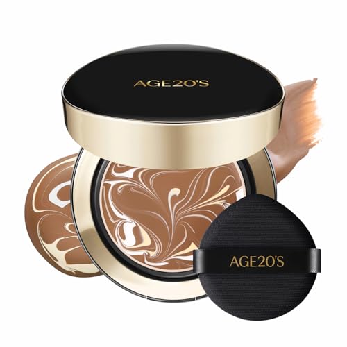 Image of [Vegan] AGE20'S Signature Essence Pact | Pack of 1 | 31N TOFFEE | Korean Cushion Foundation | Cream Foundation, Dewy & Glow Finish, Natural Coverage, SPF 50+