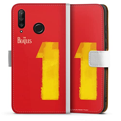 DeinDesign Etui Compatible avec Huawei P30 Lite XL Etui Folio Etui magnetique The Beatles Bande Musique - Les Beatles, Paul McCartney, John Lennon, RIngo Starr, George Harrison DeinDesign Etui Compatible avec Huawei P30 Lite XL Etui Folio Etui magnetique The Beatles Bande Musique