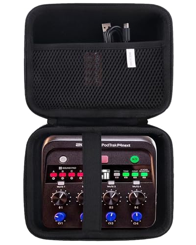 WAIYUJP���[�P�[�X�݊��� ZOOM �Y�[�� P4next / Zoom PodTrak P4 �|�b�h�L���X�g���R�[�_�[ �ی� �L�������O ���[�P�[�X�B